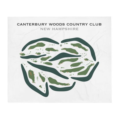 Canterbury Woods Country Club, New Hampshire - Printed Golf Courses