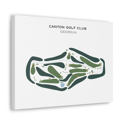 Canton Golf Club, Georgia - Printed Golf Courses