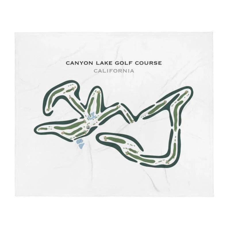 Canyon Lake Golf Course, California - Printed Golf Courses