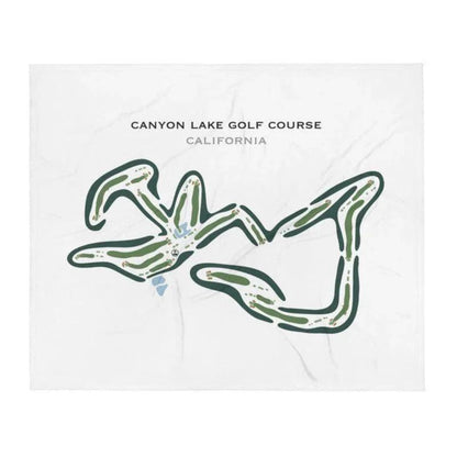 Canyon Lake Golf Course, California - Printed Golf Courses