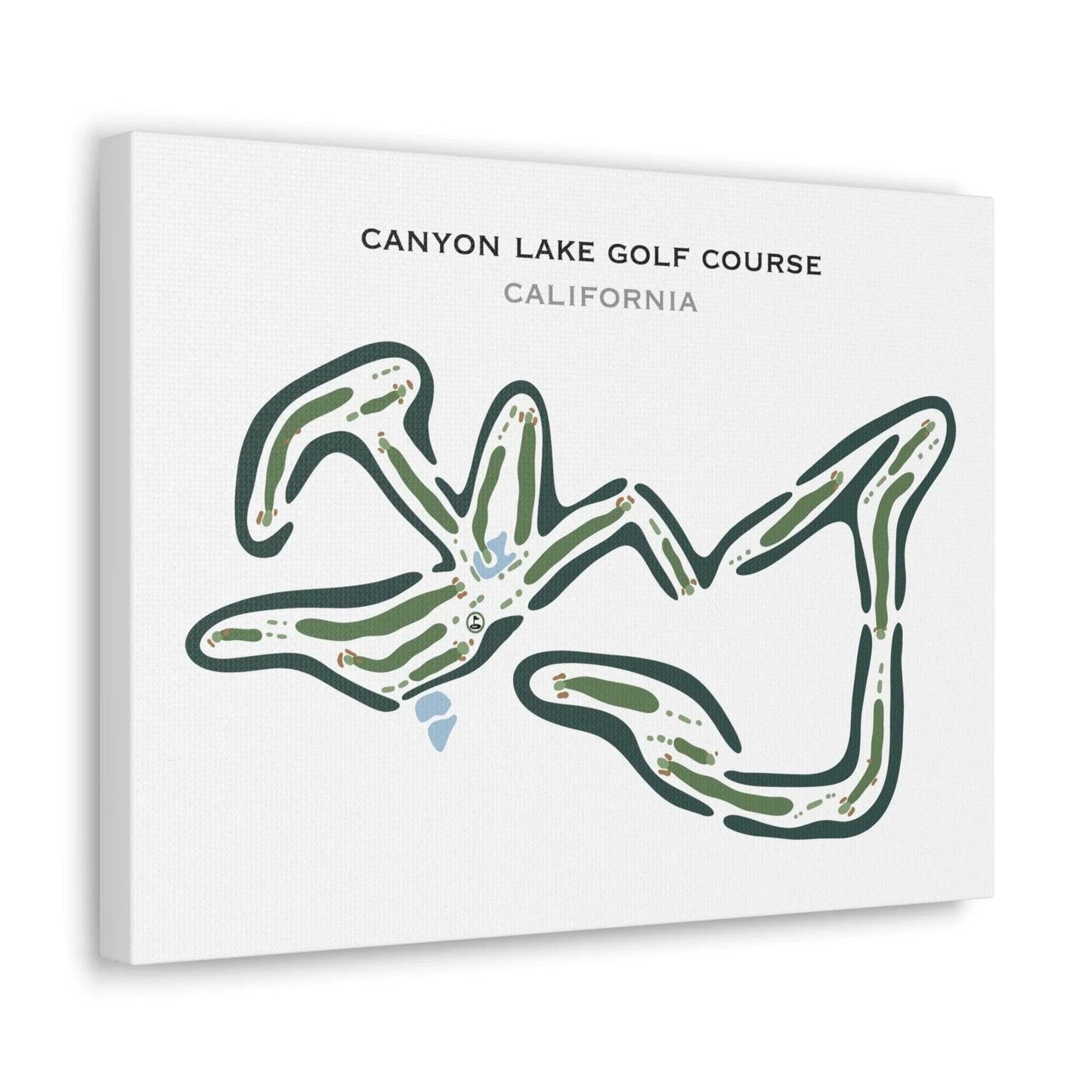 Canyon Lake Golf Course, California - Printed Golf Courses