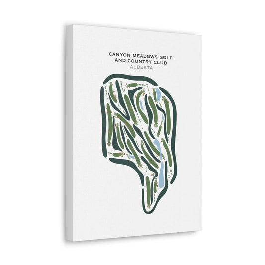 Canyon Meadows Golf and Country Club, Canada - Printed Golf Courses