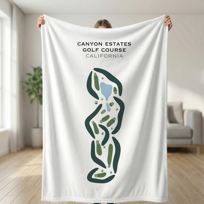 Canyon Estates Golf Course, California - Printed Golf Courses