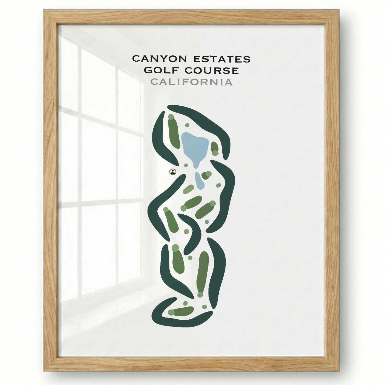 Canyon Estates Golf Course, California - Printed Golf Courses