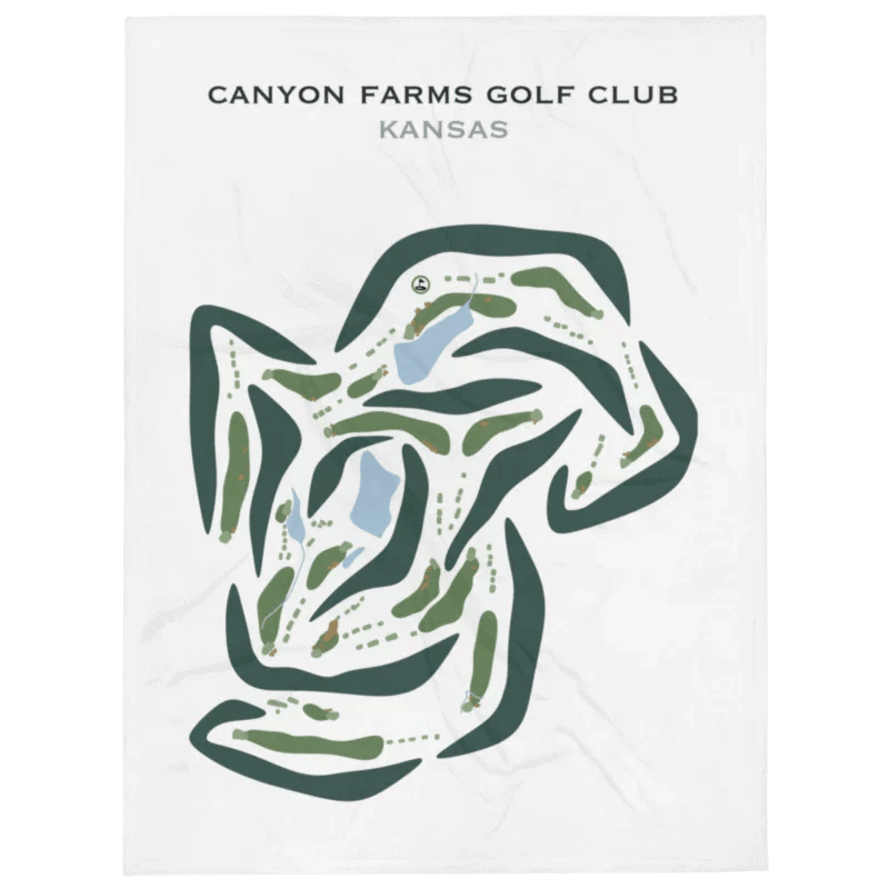 Canyon Farms Golf Club, Kansas - Printed Golf Courses