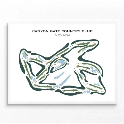 Canyon Gate Country Club, Nevada - Printed Golf Courses