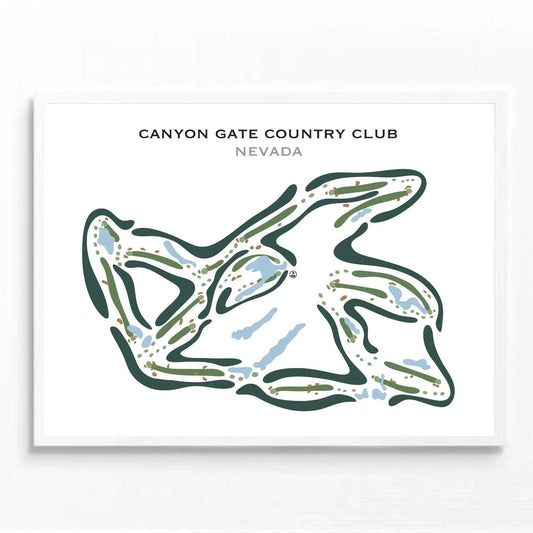 Canyon Gate Country Club, Nevada - Printed Golf Courses