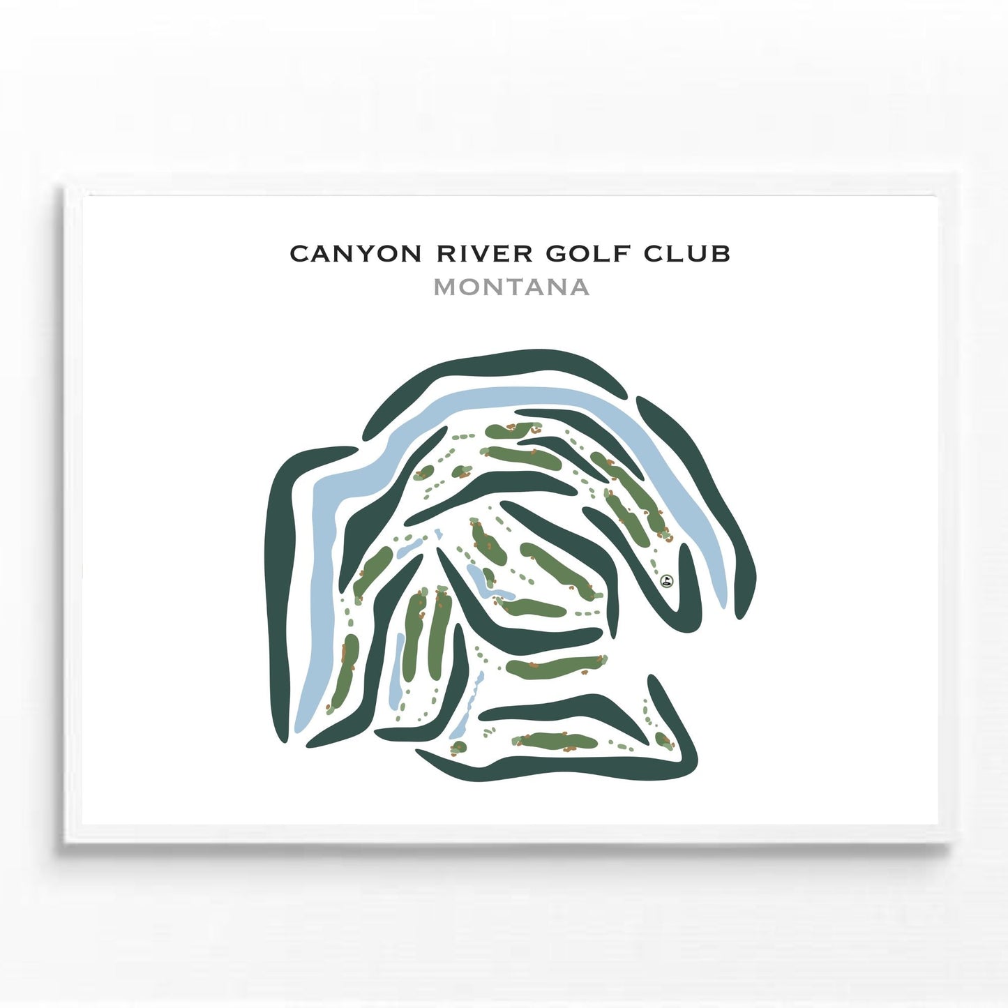 Canyon River Golf Club, Montana - Printed Golf Courses
