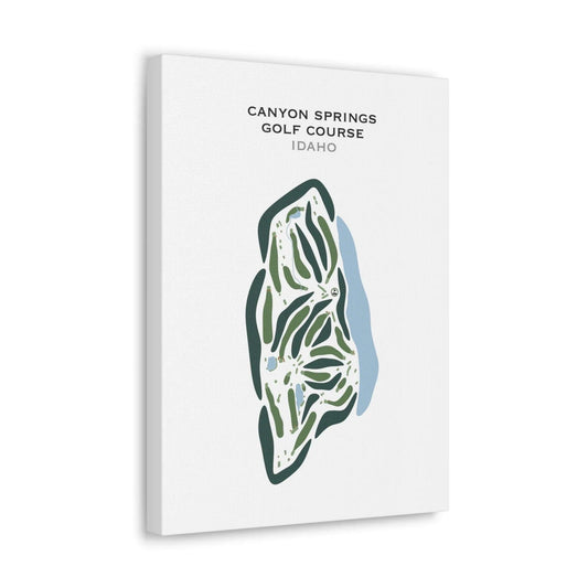 Canyon Springs Golf Course, Idaho - Printed Golf Courses