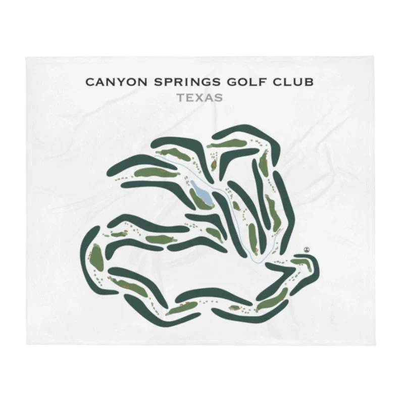Canyon Springs Golf Club, Texas - Printed Golf Courses