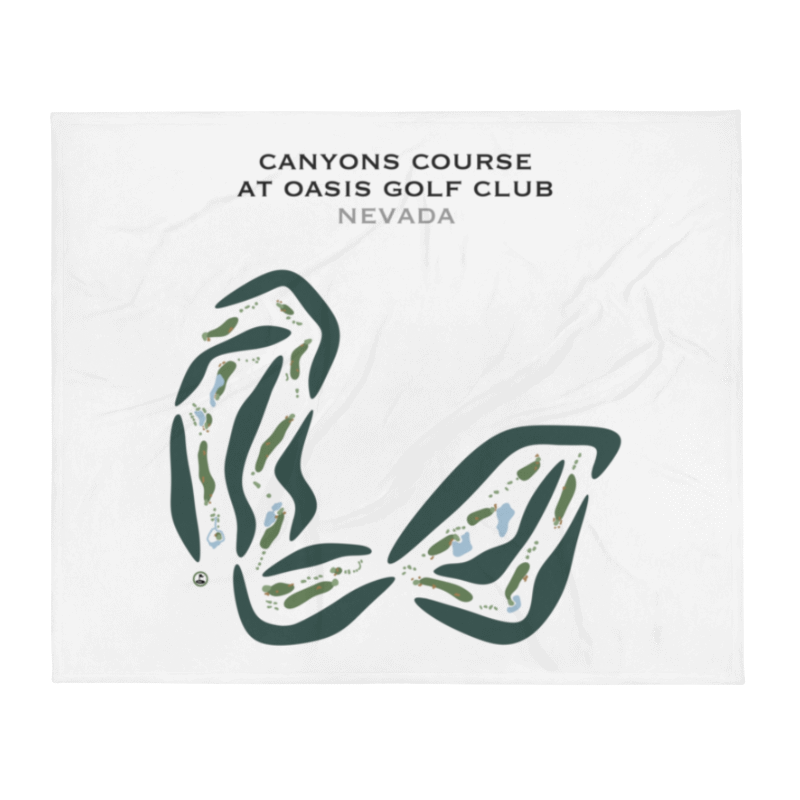Canyons Course At Oasis Golf Club, Nevada - Printed Golf Courses