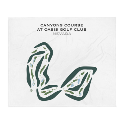 Canyons Course At Oasis Golf Club, Nevada - Printed Golf Courses