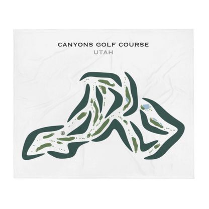 Canyons Golf Course, Utah - Printed Golf Courses
