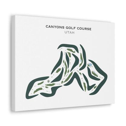 Canyons Golf Course, Utah - Printed Golf Courses
