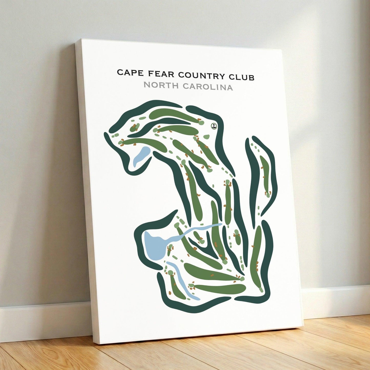 Cape Fear Country Club, North Carolina - Printed Golf Courses