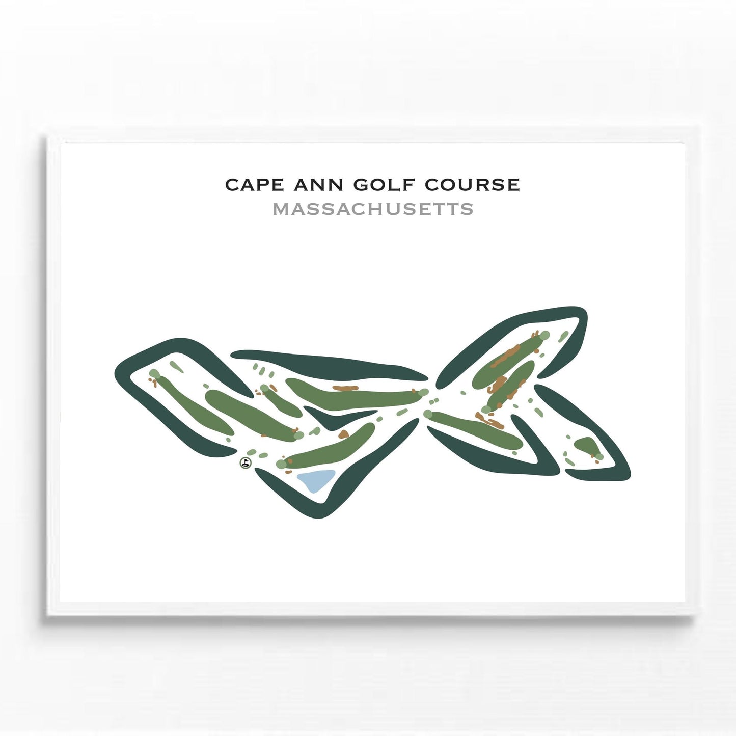 Cape Ann Golf Course, Massachusetts - Printed Golf Courses