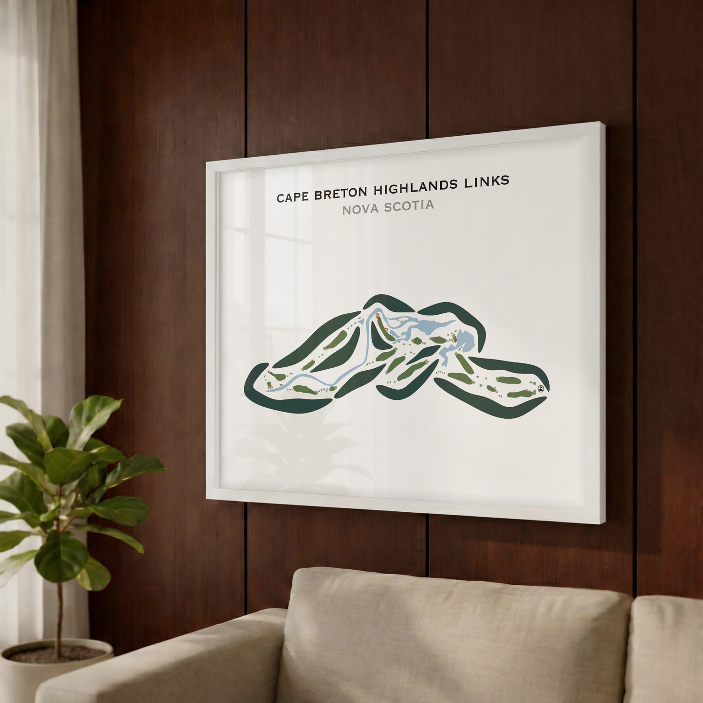 Cape Breton Highlands Links, Nova Scotia - Printed Golf Courses