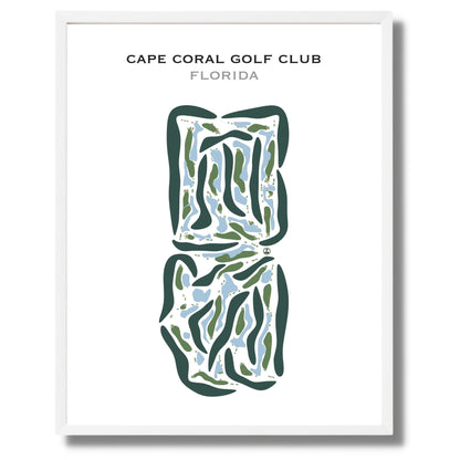 Cape Royal Golf Club, Florida - Printed Golf Courses
