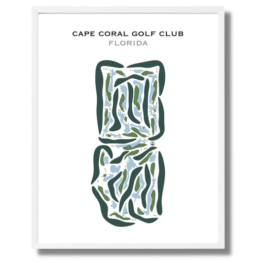 Cape Royal Golf Club, Florida - Printed Golf Courses