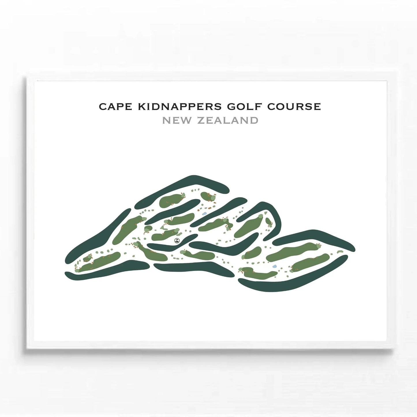 Cape Kidnappers Golf Course, New Zealand - Printed Golf Courses