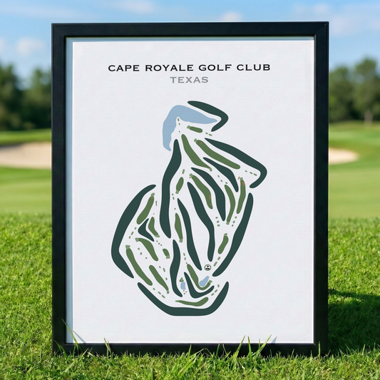 Cape Royale Golf Club, Texas - Printed Golf Courses