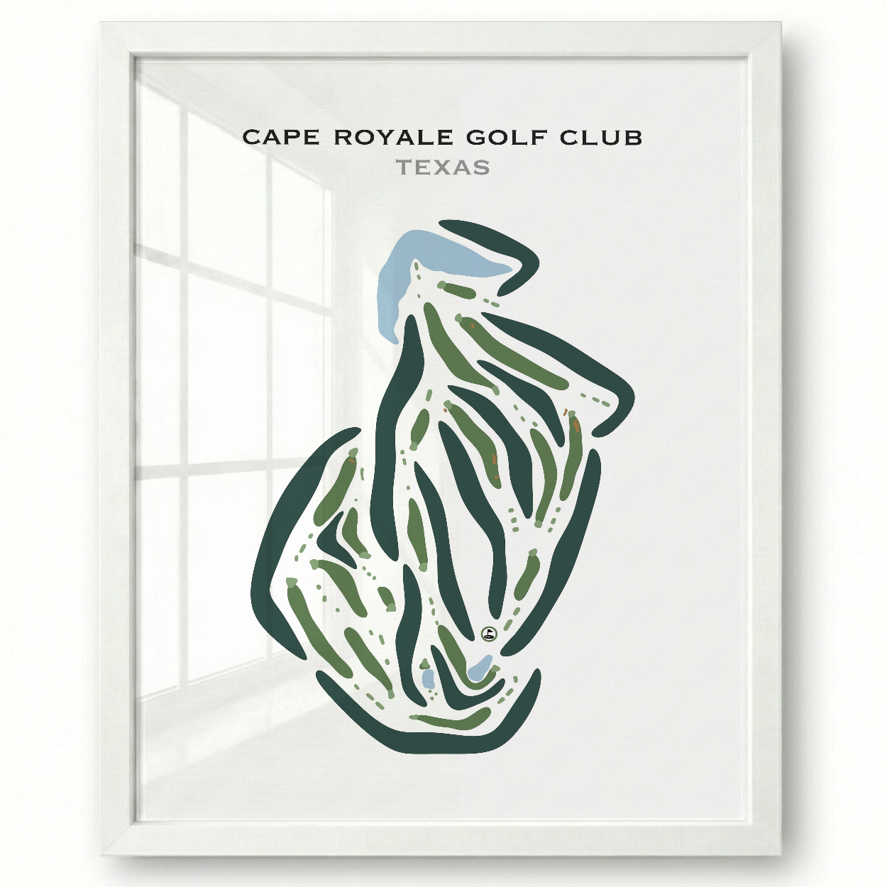 Cape Royale Golf Club, Texas - Printed Golf Courses