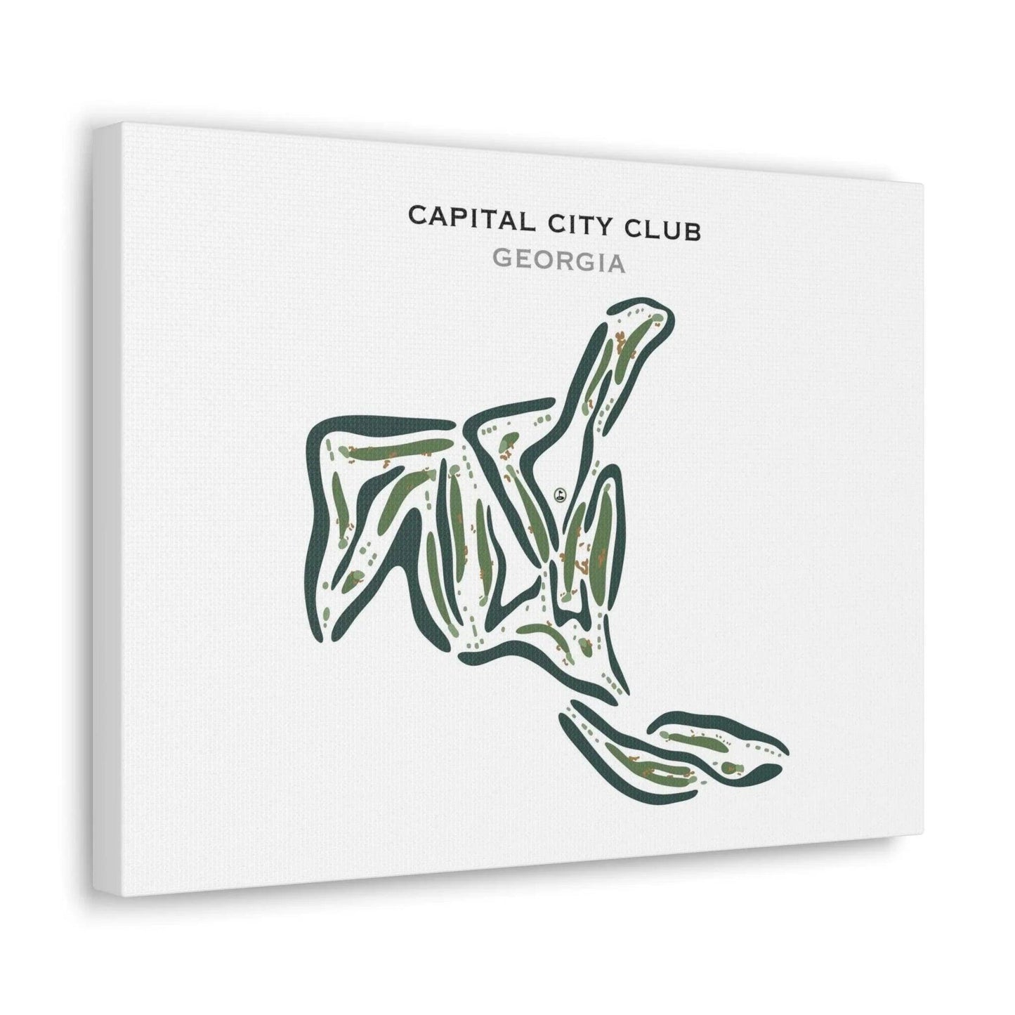Capital City Golf Course, Georgia - Printed Golf Courses