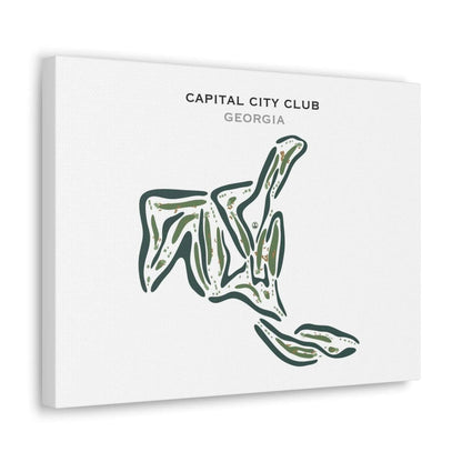 Capital City Golf Course, Georgia - Printed Golf Courses