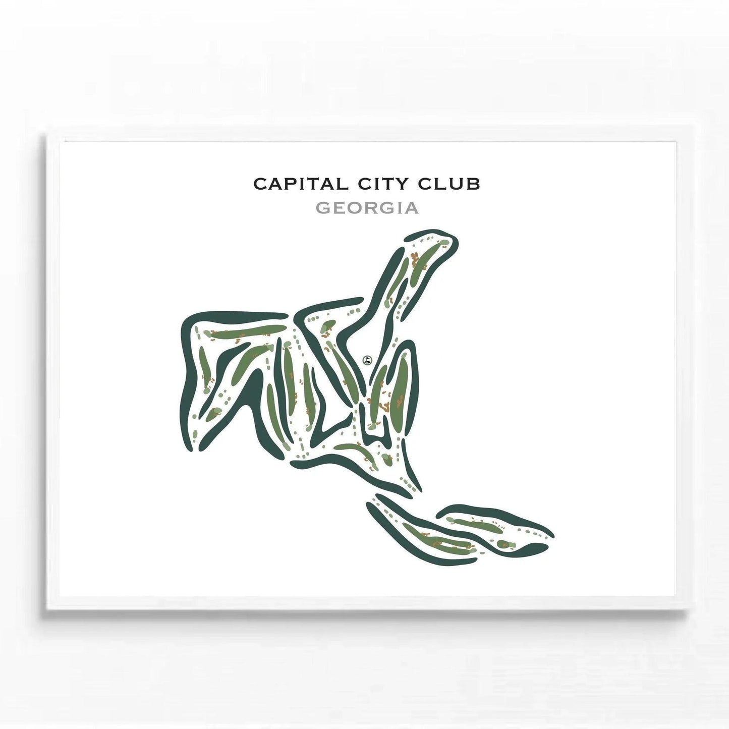 Capital City Golf Course, Georgia - Printed Golf Courses