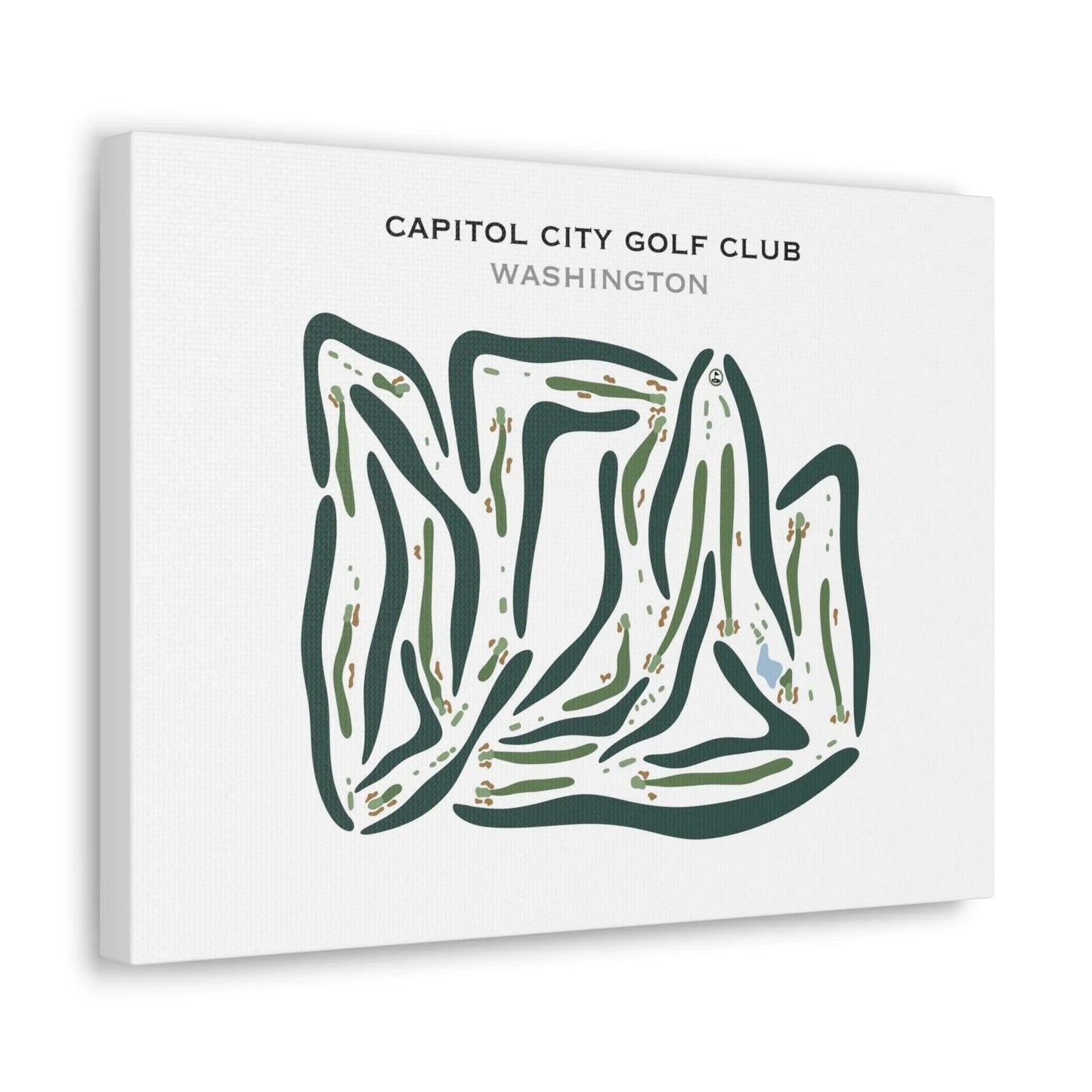 Capitol City Golf Club, Washington - Printed Golf Courses