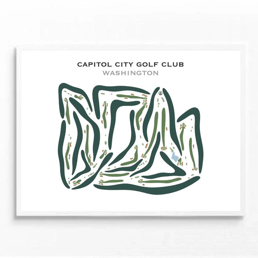 Capitol City Golf Club, Washington - Printed Golf Courses