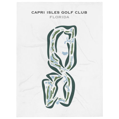 Capri Isles Golf Club, Florida - Printed Golf Courses