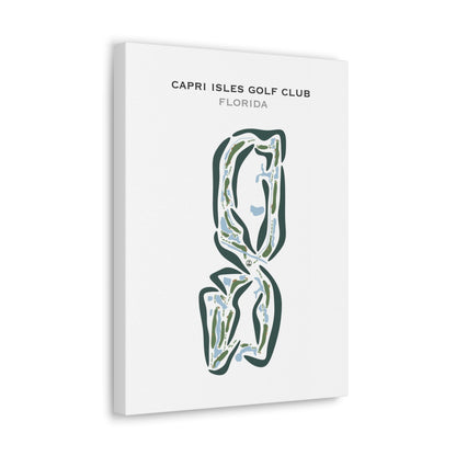 Capri Isles Golf Club, Florida - Printed Golf Courses