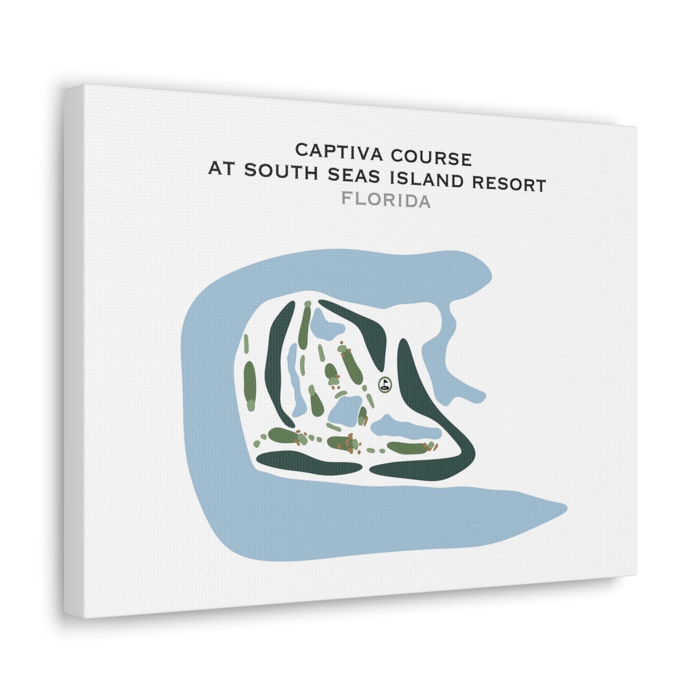 Captiva Course at South Seas Island Resort, Florida - Printed Golf Courses