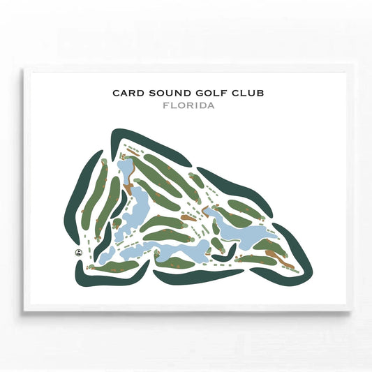 Card Sound Golf Club, Florida - Printed Golf Courses