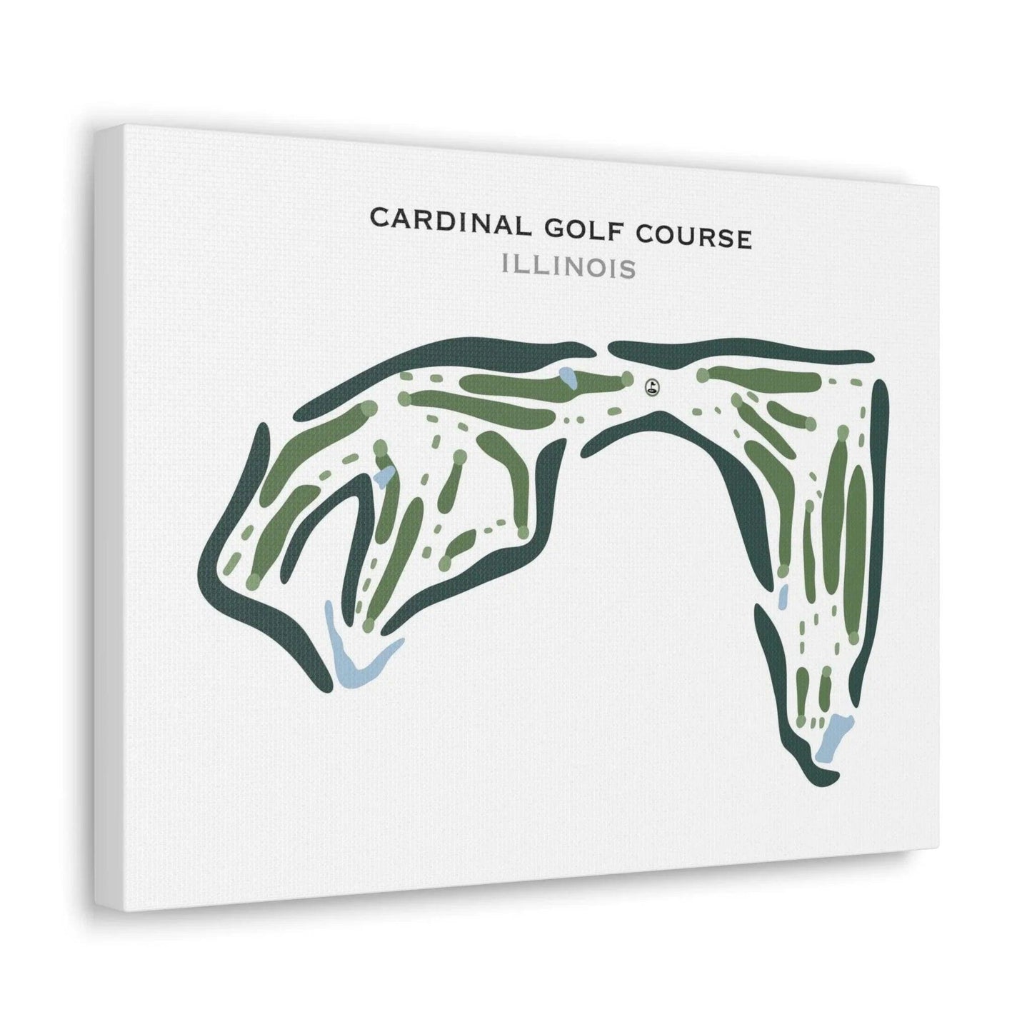 Cardinal Golf Course, Illinois - Printed Golf Course