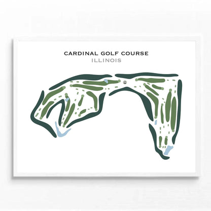 Cardinal Golf Course, Illinois - Printed Golf Course