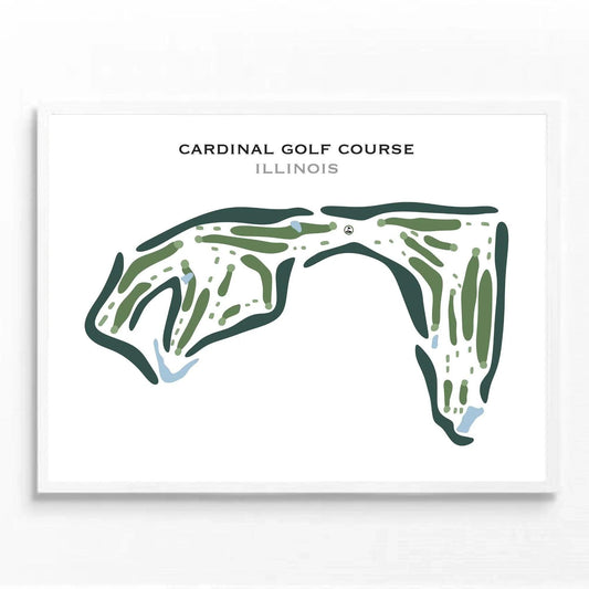 Cardinal Golf Course, Illinois - Printed Golf Course