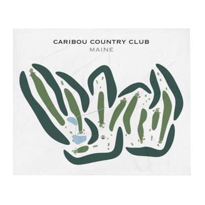 Caribou Country Club, Maine - Printed Golf Courses