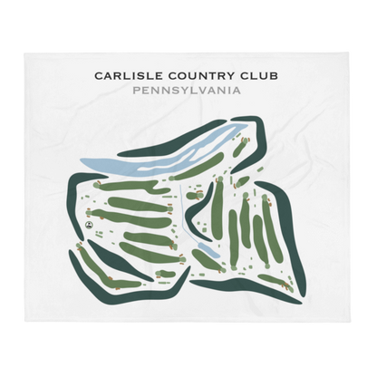 Carlisle Country Club, Pennsylvania - Printed Golf Courses