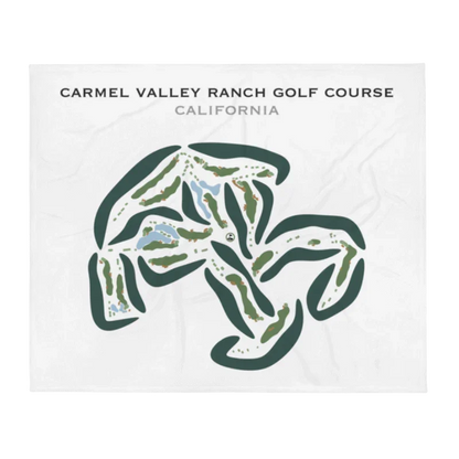 Carmel Valley Ranch Golf Course, California - Printed Golf Courses