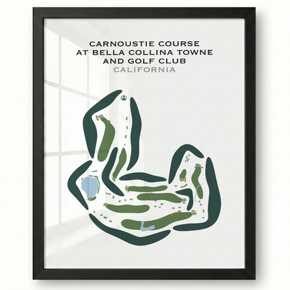Carnoustie Course at Bella Collina Towne & Golf Club, California - Printed Golf Courses