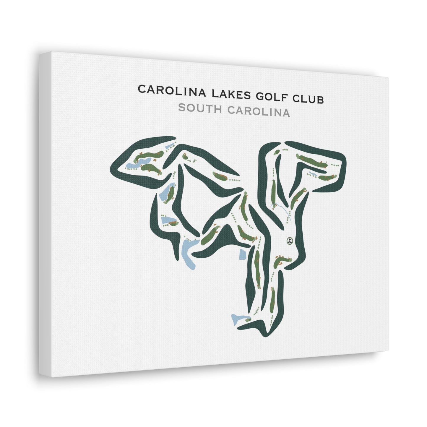 Carolina Lakes Golf Club, South Carolina - Printed Golf Courses