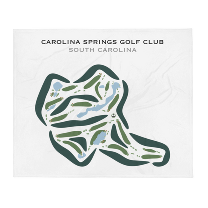 Carolina Springs Golf Club, South Carolina - Printed Golf Courses