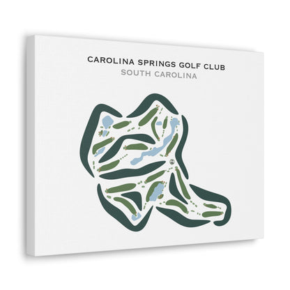 Carolina Springs Golf Club, South Carolina - Printed Golf Courses