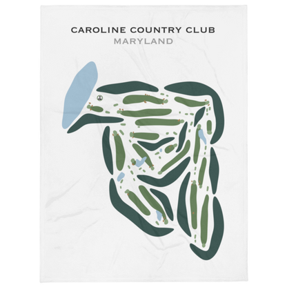 Caroline Country Club, Maryland - Printed Golf Courses
