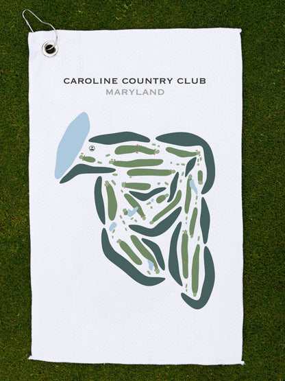 Caroline Country Club, Maryland - Printed Golf Courses