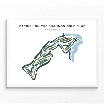 Carrick on Shannon Golf Club, Ireland - Printed Golf Courses