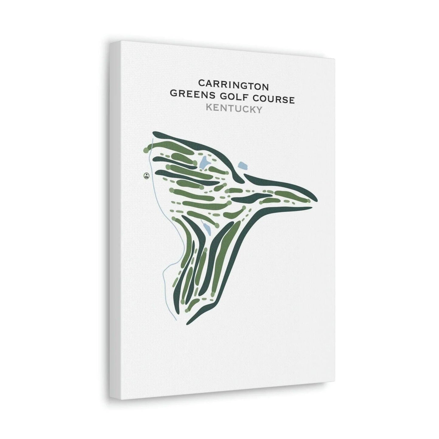Carrington Greens Golf Course, Kentucky - Printed Golf Courses
