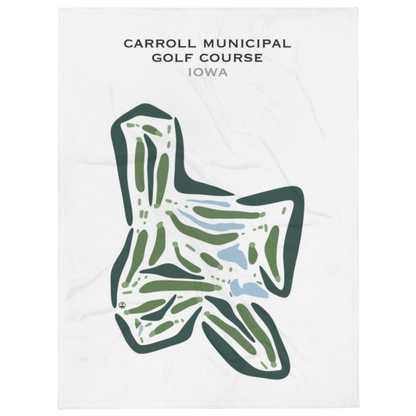Carroll Municipal Golf Course, Iowa - Printed Golf Courses